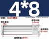 Pasador moleteado de acero inoxidable 304, bisagra, juguete, biela, bloqueo, pasador de posicionamiento cilíndrico M1.5-M6