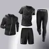 Ropa deportiva para hombre, mallas de secado rápido, alta elasticidad, para correr, entrenar, baloncesto, correr por la mañana, ciclismo, primavera y otoño.