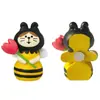 Ímã de Geladeira Gato Fofo Estilo Japonês Ins Alto Valor Magnético 3D Pão Assando Bolo Decoração de Cozinha Metabo
