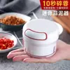 Picador de Ajo Eléctrico, Molinillo de Ajo Pequeño, Triturador de Ajo Casero, Procesador de Alimentos para Bebés, Picadora de Carne Multifuncional