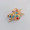 Broche Pequeño de Aleación con Pedrería Transfronterizo, Accesorio para Ramillete, Pin de Moda Versátil, en Stock del Fabricante