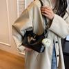 Bolso Coreano de Moda para Axila para Mujer 2025 Nuevo Estilo Verano Simple Hombro Cruzado Bolso Casual Tipo Empanadilla
