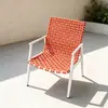 Silla de ratán para patio exterior, mesa y sillas de ocio, balcón al aire libre de jardín para el hogar, silla creativa con respaldo de cuerda para casa de huéspedes, mesa de café pequeña