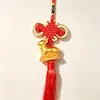 Venda quente 2027 Ano do Carneiro Novo Carneiro Dourado Pingente de Nó Chinês, Moedas dos Cinco Imperadores de Cobre Genuíno, Ornamento de Carro de Moeda de Cobre
