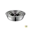 Bol de Cocina Engrosado de Acero Inoxidable 304 para Batir Huevos, Amasar Masa, Preparar Ingredientes, Bol de Sopa Casero, Bol de Arroz y Plato para Servir