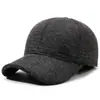 Gorra de Béisbol de Lana Protectora para los Oídos Otoño e Invierno Cortavientos y Resistente al Frío con Visera Engrosada y Cálida para Exteriores para Hombres de Mediana Edad y Mayores Gorra de Papá