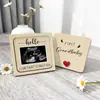 Marco de Fotos de Madera para Colocar Imágenes de Ultrasonido Será un Regalo Sorpresa para la Abuela y un Anuncio del Nacimiento del Bebé