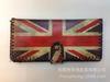 Billetera hecha a mano bolso de mano para mujer estampado nuevo PU tarjetero caricatura estilo étnico billetera floral