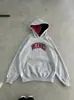 Conjunto de Sudadera con Capucha de Retazos a Cuadros Retro con Sudadera Holgada con Estampado de Letras de Moda y Pantalones de Chándal de Pierna Ancha de Cintura Alta Ropa Casual