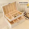Caja de Almacenamiento de Joyas, Pendientes, Pendientes, Collares, Cajas de Joyas de Gran Capacidad con Cerraduras, Pendientes, Anillos, Cajas de Joyería para Manos