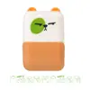 Nuevo Producto Bosque Naranja 0505 Sello Rodante de Dibujos Animados Creativos Papelería para Estudiantes DIY Diario a Color Cuaderno de Graffiti Encaje