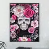 Pintura de Diamante 5D Mais Vendida no Exterior, Adesivos de Pintura de Diamante de Flores, Pintura Decorativa DIY com Diamantes Completos, Venda Direta da Fábrica, Atacado e Dropshipping