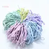 Acessórios de Corda para Cabelo DIY Fivela Branca de Alta Elasticidade Fivela de Elástico Patch Corda para Cabeça de Natal Pulseira Fresca Anel de Cabelo