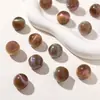 Estilo ins vintage, exquisitos, redondos, adornos de resina con purpurina brillante para pendientes DIY, accesorios para el cabello y pinzas para el cabello