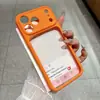 Transformación instantánea en una funda transparente de gasa suave de 17 pulgadas, adecuada para Apple 17 Pro Max con ranuras para relleno de resina, acrílico para 15 pulgadas y para 11/12 pulgadas.