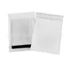 Bolsa de Papel Glassine Blanca Translúcida Biodegradable Almacenamiento de Ropa Piezas Industriales Bolsa con Cierre