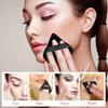 Esponja de Aire Flotante Estéreo Triangular, Polvos Sueltos en Forma de Abanico, Doble Cara, Suave y Delicada, Esponja de Aire que No Absorbe el Polvo para Fijar el Maquillaje
