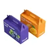 Cajas de Paleta para Comercio Exterior, Cajas de Regalo Portátiles de Cartón Corrugado, Cajas de Empaque con Impresión a Color, Cajas para Frutas y Verduras, Impresión FSC Personalizada con Logo