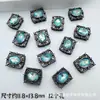 Nova Caixa Mágica Redonda Borboleta Coração Estrela de Cinco Pontas Anel Espaçador de Contas Oito Furos Superfície Pulseira de Contas DIY Acessórios para Colar