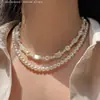 Personalizado de Fábrica Mismo Estilo que Ni Ni Perla Natural Madreperla Gato Perla Shijia Collar de Plata 925 para Mujer Ins Nuevo Collar