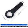 Llave de impacto de alta resistencia negra con mango recto, de una cabeza, llave de flor de ciruelo grande, 65 engrosada, 36 impacto de martillo, 38 impacto, 90 tamaño grande, 95