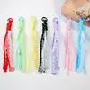Bolsa de Juguete de Cuerda de Cinta de Malla Creativa Colorida Colgante Móvil Cuerda Colgante Decoración Colgante Moda Hecha a Mano Tejido de Dopamina