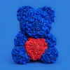 [Promoción] Oso de Rosa PE Transfronterizo Flor Eterna Oso de Espuma Regalo del Día de San Valentín Oso de Rosa Simulado