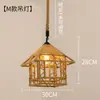 Lámpara de araña de cuerda de cáñamo vintage Cafetería de Internet Lámpara de cuerda de cáñamo Pantalla de lámpara hecha a mano Lámparas creativas personalizadas Lámpara auxiliar para restaurante de hot pot Tienda de barbacoa