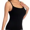 Lanzador Largo Transfronterizo de Comercio Exterior con Espalda Bonita, Talla Grande con Almohadillas en el Pecho, Sin Aro de Acero, Prenda Exterior de una Pieza, Ejercicio de Yoga