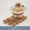 Fogão para Chá, Fogão para Churrasco ao Ar Livre de Inverno, Fogão a Carvão Pequeno, Fogão para Aquecimento Interno, Fogão a Carvão, Fogão Lateral em Estilo Japonês, Fogão de Barro