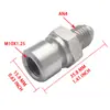 Accesorios de Modificación de Automóviles Conector de Freno de Acero Inoxidable Rosca Externa An4 An3 a Rosca Interna 3/8-24 M10