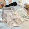 Renda de Luxo Leve Cintura Alta Sem Costura Micro-Pressão Levanta Bumbum Roupa Íntima Feminina Sexy Francesa Antibacteriana Leve Respirável Tanga Triângulo Feminina