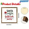 Produtos de decoração transfronteiriços com etiquetagem e dropshipping, arte de parede de luxo para salas de estar, arte de boneco de neve para salas de jantar, dropshipping de peça única
