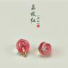 En stock venta al por mayor color melocotón hebilla para coser a mano 12MM botones para ropa de niños botones para traje Tang Hanfu botones para suéter tejido