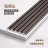 Tira antideslizante para escaleras de aleación de aluminio banda de rodadura de peldaño borde inclinado borde de mármol borde metálico tira antideslizante plana