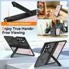 Funda de teléfono magnética adecuada para Samsung Z Fold7/8 Ultra con soporte, cubierta protectora mate anticaída para pantalla plegable