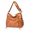 Bolsas2026 novo modelo Amazon transfronteiriça bolsa feminina bolsa vintage para mãe de meia-idade bolsa de couro macio de grande capacidade