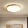 Lámpara de Dormitorio Estilo Tronco Escandinava Madera Maciza Lámpara de Techo para Estudio Simple Japonesa Moderna Nuevas Lámparas LED 2025