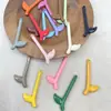 Perlas Perforadas con Agujero Vertical de Girasol Pintado en Acrílico Materiales para Accesorios de Joyería Colgante de Bolsa de Pulsera Llavero