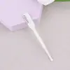 Aparador de pelos do nariz com dentes de pente, design espiral, seguro e de dupla finalidade, para aparar pelos do nariz e remover cera de ouvido