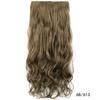 Peruca mulheres fabricantes spot atacado uma peça clipe cabelo cinco longo cacheado extensão de cabelo peça Europa e Estados Unidos peruca comércio exterior peça
