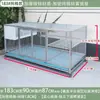 Gaiola de galinha galvanizada para exterior, espessa, durável, à prova de chuva, à prova de doninhas, adequada para criar coelhos, patos e pombos, tamanho grande.