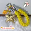 Nuevo Llavero de Alta Gama Dorado 20Mg Princess Get Rich Colgante para Bolso para el Día de San Valentín para Novia y Mejor Amiga