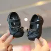 Zapatos Maibu Bear para Bebé y Niño Pequeño de Primavera y Otoño Zapatos de Moda para Bebé Estilo Coreano Zapatos de una Sola Capa para Niñas Zapatos Pequeños de Cuero para Niños Zapatos Estables