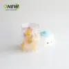 Pote de Comida Cartoon 270ml Pote Transparente Pote Plástico Nuvem Bebê Doce Marshmallow Puff Biscoito Pote Cartoon
