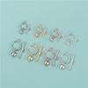 Amor tipo otbuckle s925 plata esterlina hebilla accesorios DIY fabricación pulsera collar de perlas hebilla de conexión hebilla al por mayor