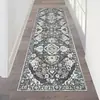 Alfombra de terciopelo de cristal para uso doméstico, alfombra larga de salón, felpudo resistente a la suciedad y al desgaste, alfombra de pasillo para el hogar de estilo bohemio con diseño de ondas de agua