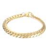 Ins Corea del Sur Dongdaemun Pulsera Simple de Acero Inoxidable Pulsera de Cadena NK Plana Encriptada Electrochapada para Hombre Moderna y Atmosférica