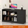 Balcão de recepção de salão de beleza moderno minimalista, balcão de caixa registradora, balcão de recepção de loja, ilha de armazenamento, pequeno gabinete de mesa de computador comercial