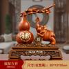Fabricantes de artesanías de resina de Yiwu, calabaza elefante Fu Lu, decoración auspiciosa para sala de estar, pecera, porche, escritorio